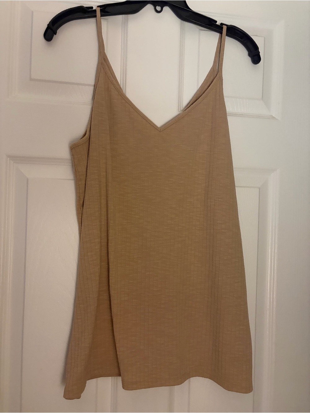 LOFT Beige V-Neck Spaghetti Strap Camisole